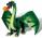 Bullyland - Dragon cu flacari - Verde